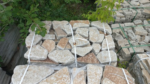 Гранитный плитняк галтованный для парковки купить в Республике Ингушетия