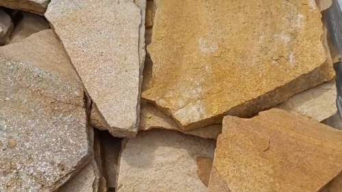 Плитняк златолит жёлтый для фасада 1,5-3 см купить в Республике Ингушетия