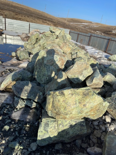 Камни для ландшафтного дизайна зелёные 10-60 килограмм купить в Республике Ингушетия