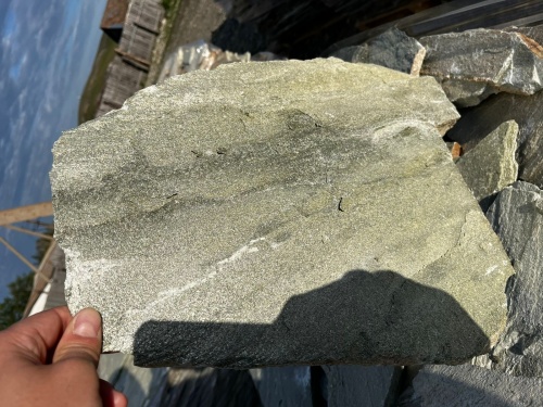 Плитняк златолит зелёный для цоколя, отмостки купить в Республике Ингушетия