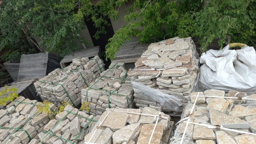 Гранитный плитняк галтованный для парковки купить в Республике Ингушетия