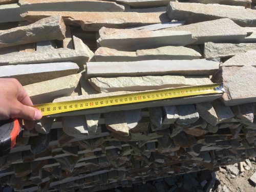 Горбушка златолит золотистый для облицовки купить в Республике Ингушетия