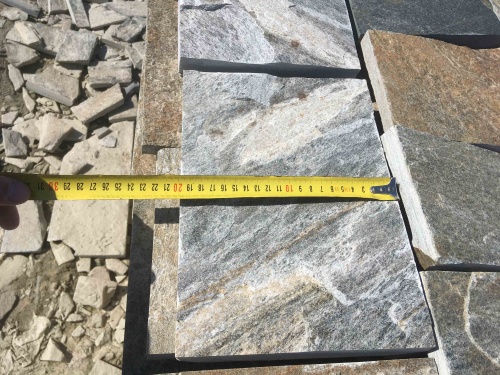 Плитка пилёная златолит Уральский для цоколя, отмостки купить в Республике Ингушетия