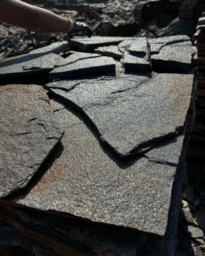 Плитняк златолит серебристый для фасада купить в Республике Ингушетия